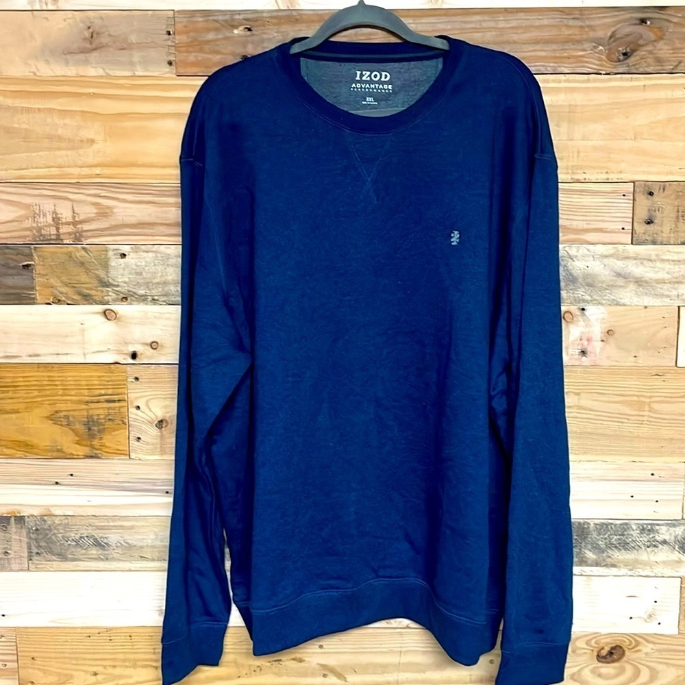 IZOD Advantage Performance size XXL navy color crewneck sweatshirt